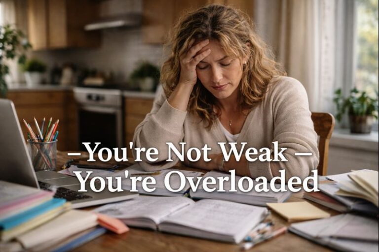 You’re Not Weak — You’re Overloaded